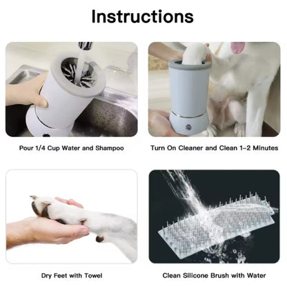 Elektrischer Pfotenreiniger für Haustiere