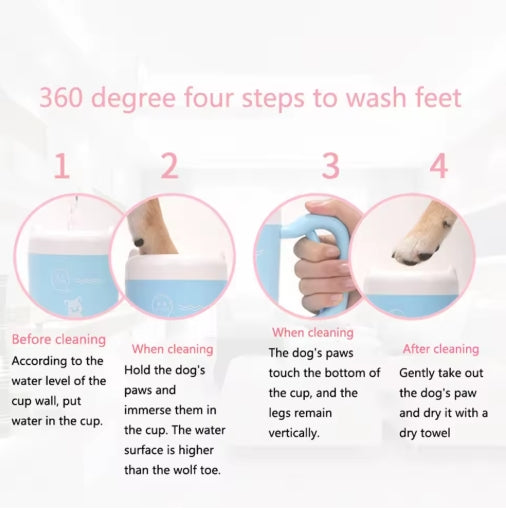 Paw cleaner for dogs