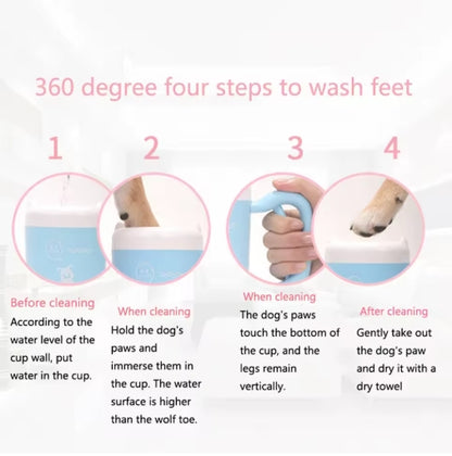 Paw cleaner for dogs