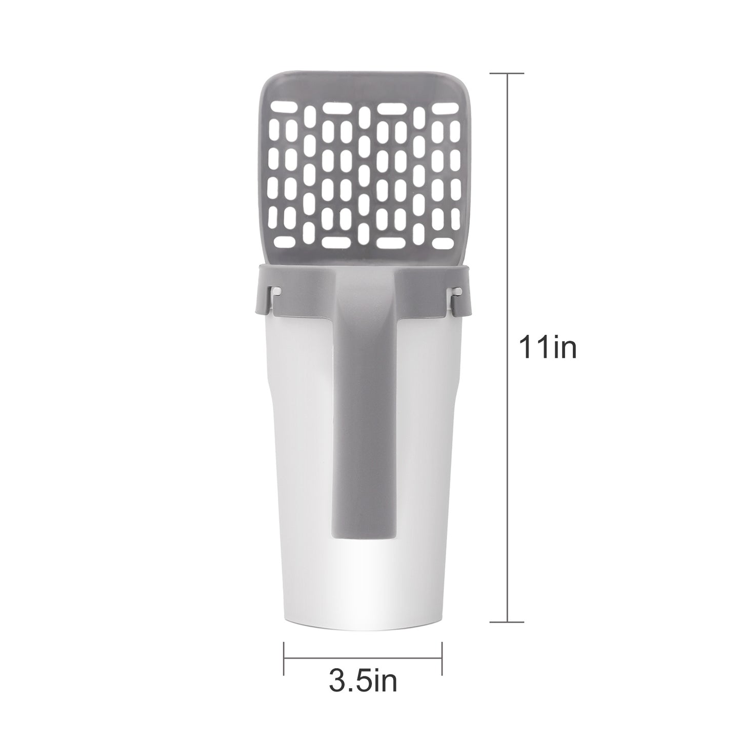 Integrierte Kunststoff-Katzentoiletten-Schaufel