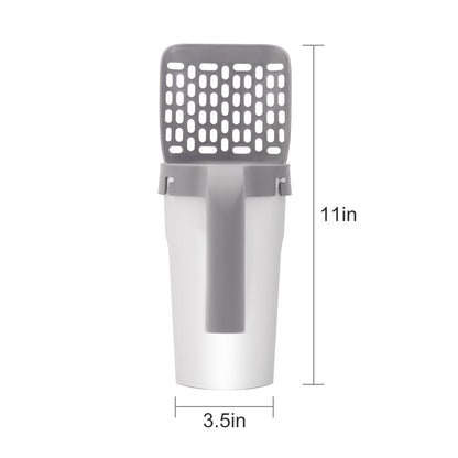 Integrierte Kunststoff-Katzentoiletten-Schaufel